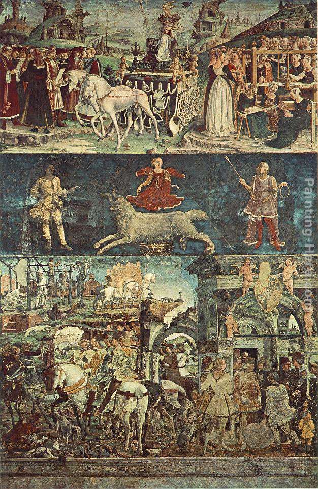 Francesco del Cossa Allegory of March Triumph of Minerva